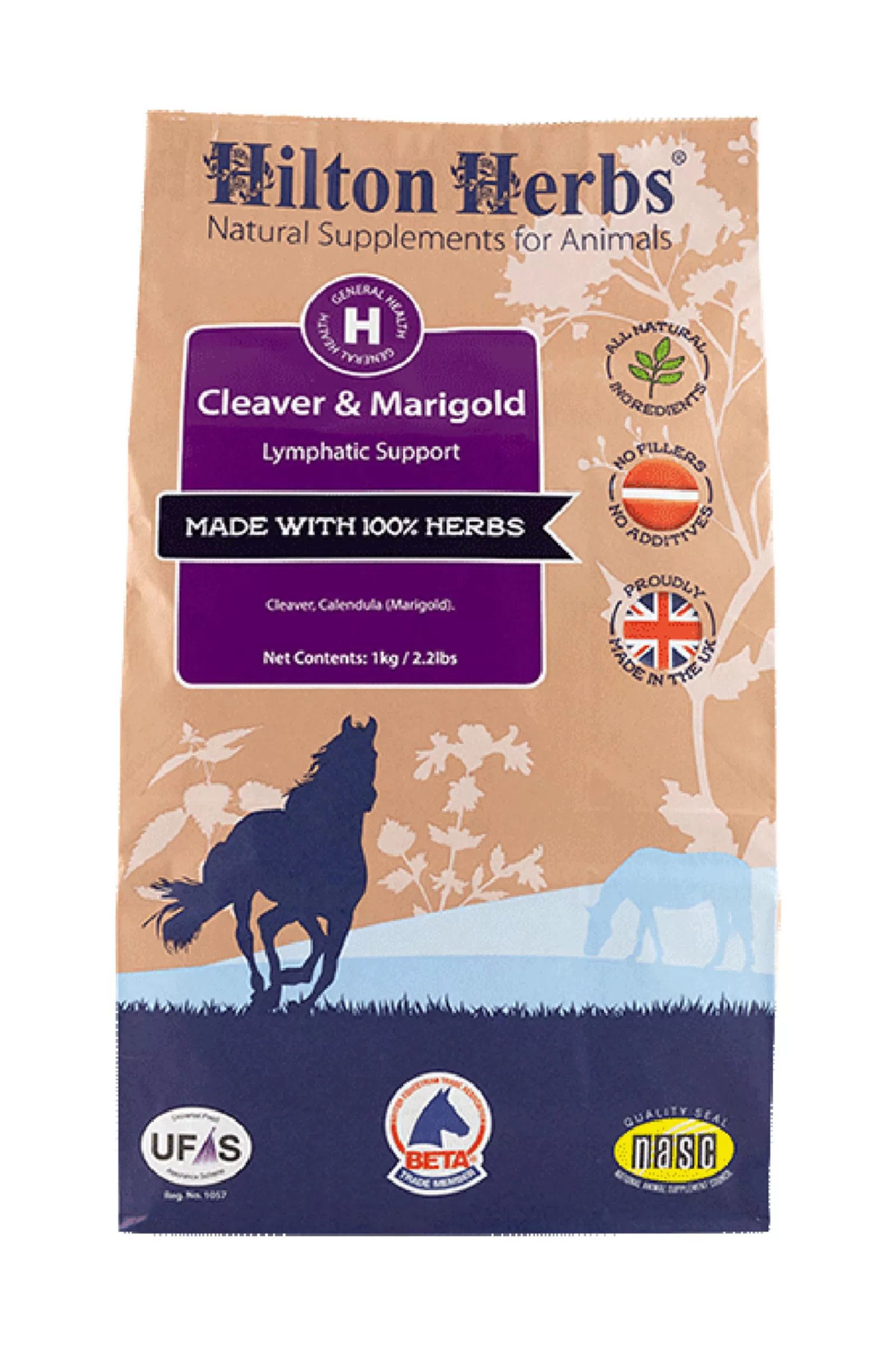 Clearance hiltonherbs Hilton Herbs Cleaver & Marigold – Souci Et Gratteron, Zak 1 Kg Niet Gespecificeerd