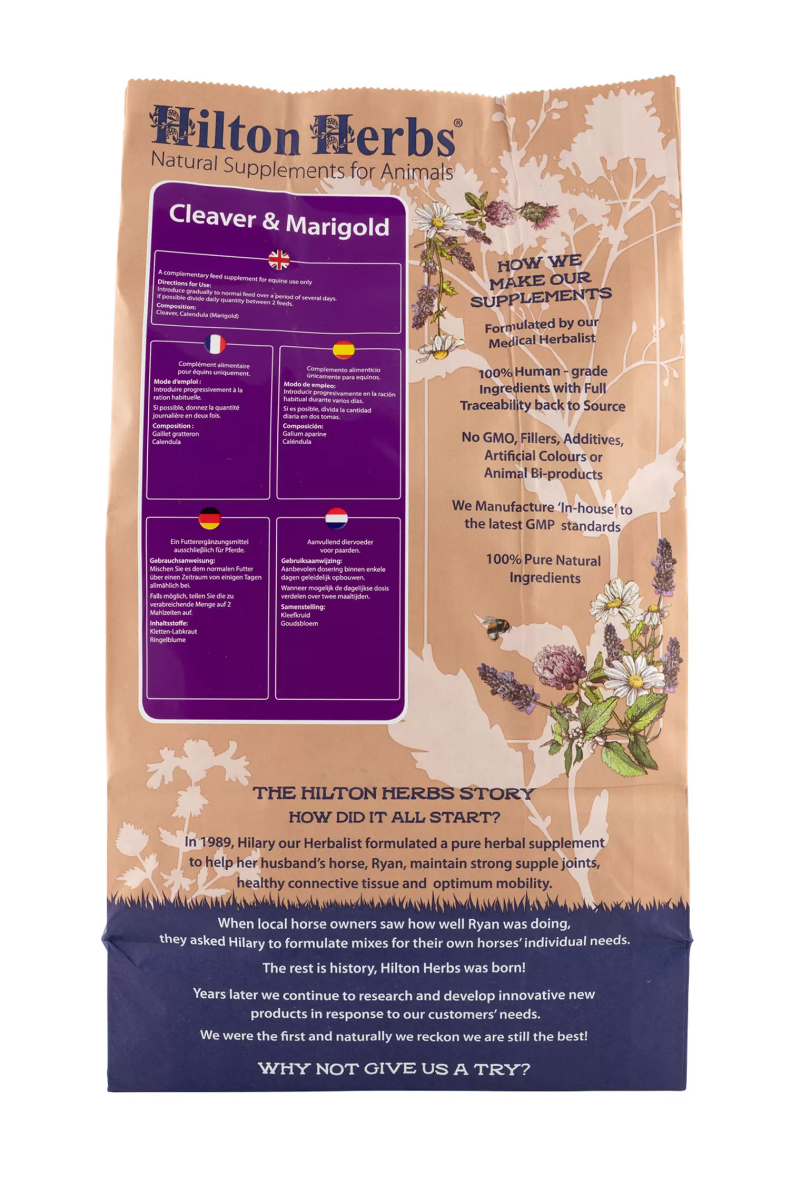 Clearance hiltonherbs Hilton Herbs Cleaver & Marigold – Souci Et Gratteron, Zak 1 Kg Niet Gespecificeerd