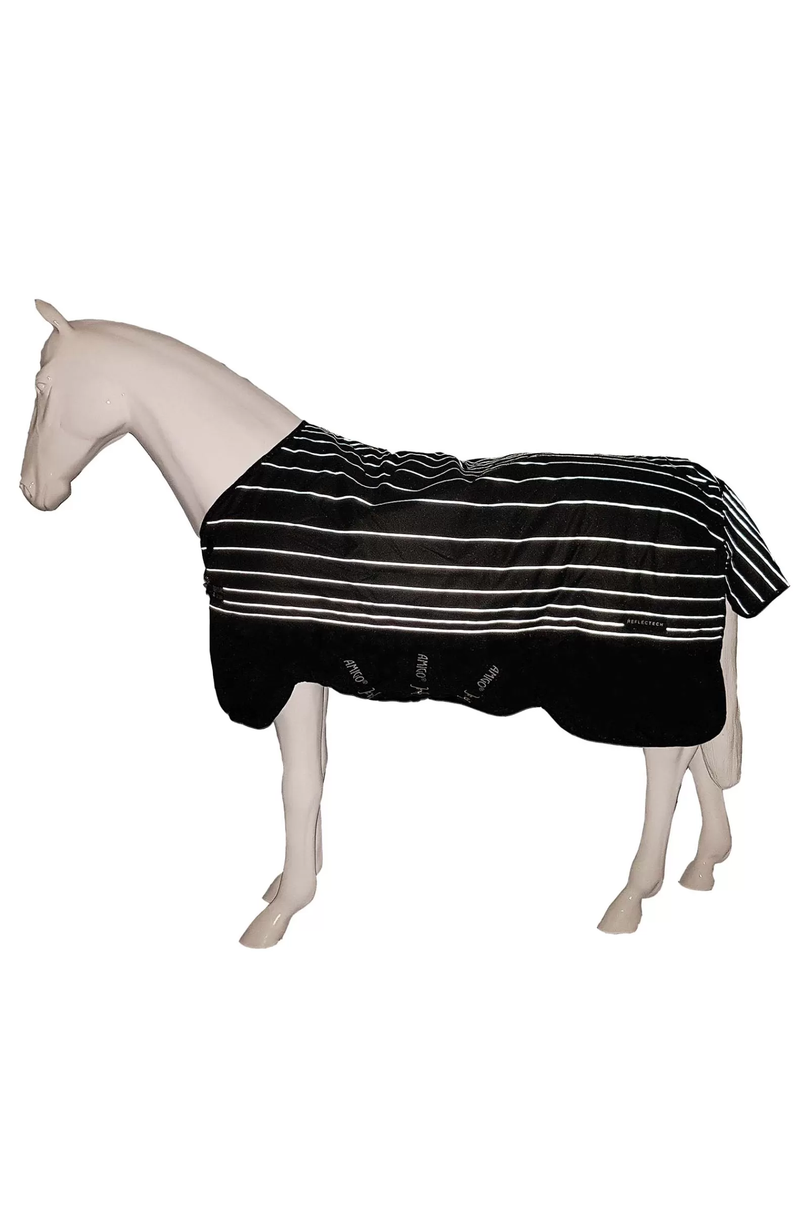 horseware Amigo Bravo 12 Reflective Plus Regendeken Met Afneembare Hals, 250 Grams- Winterdekens
